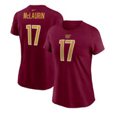 Terry McLaurin Washington Commanders Women's Player Name & Number T-Shirt - Burgundy for sale