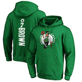Jaylen Brown Boston Celtics Playmaker Name & Number Pullover Hoodie - Kelly Green shop