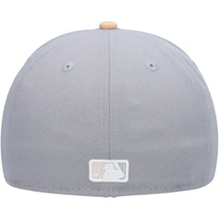 Athletics 1987 MLB All-Star Game Purple Undervisor 59FIFTY Fitted Hat Gray/Peach