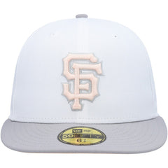 San Francisco Giants 2002 World Series Side Patch Undervisor 59FIFTY Fitted Hat White/Gray