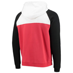Washington Nationals Cooperstown Collection Quarter-Zip Hoodie Jacket Red/White