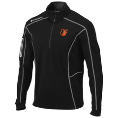 Baltimore Orioles Shotgun Omni-Wick Quarter-Zip Pullover Jacket Black