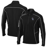 Colorado Rockies Shotgun Omni-Wick Quarter-Zip Pullover Jacket Black