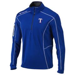Texas Rangers Shotgun Omni-Wick Quarter-Zip Pullover Jacket Royal