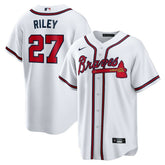 Austin Riley Atlanta Braves Home Replica Player Jersey White