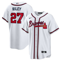 Austin Riley Atlanta Braves Home Replica Player Jersey White