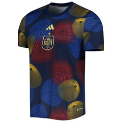 Spain National Team 2022 AEROREADY Pre-Match Top - Navy discount