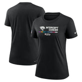 Jacksonville Jaguars Women's NFL Crucial Catch Performance T-Shirt - Black discount