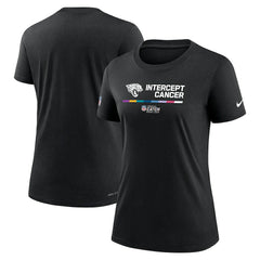 Jacksonville Jaguars Women's NFL Crucial Catch Performance T-Shirt - Black discount