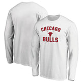 Chicago Bulls Victory Arch Long Sleeve T-Shirt sale - White sale