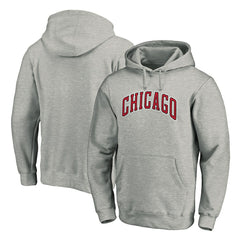 Chicago Bulls Alternate Logo Pullover Hoodie - Heather Gray for sale