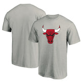Chicago Bulls Primary Mascot Logo T-Shirt sale - Heathered Gray on sale