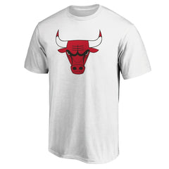 Chicago Bulls Primary Mascot Logo T-Shirt sale - White on sale