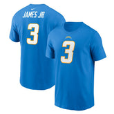 Derwin James Jr. Los Angeles Chargers Player Name & Number T-Shirt - Powder Blue on sale