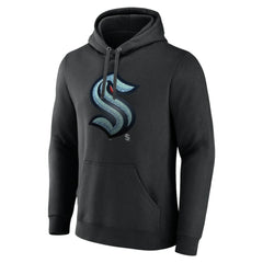 Seattle Kraken Midnight Mascot Pullover Hoodie - Black Hoodies