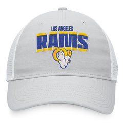 Los Angeles Rams Trucker Snapback Hat - Heather Gray/White sale