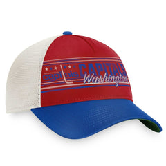 Washington Capitals Fanatics True Classic Retro Trucker Snapback Hat - Red/Royal Hats