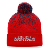 Washington Capitals Fanatics Iconic Gradient Cuffed Knit Hat with Pom - Red Hats