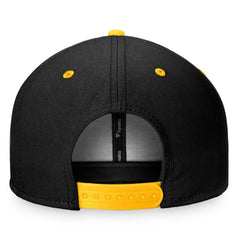 Boston Bruins Fanatics Heritage Retro Two-Tone Snapback Hat - Black/Gold Hats
