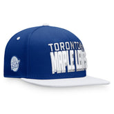 Toronto Maple Leafs Fanatics Heritage Retro Two-Tone Snapback Hat - Blue/White Hats