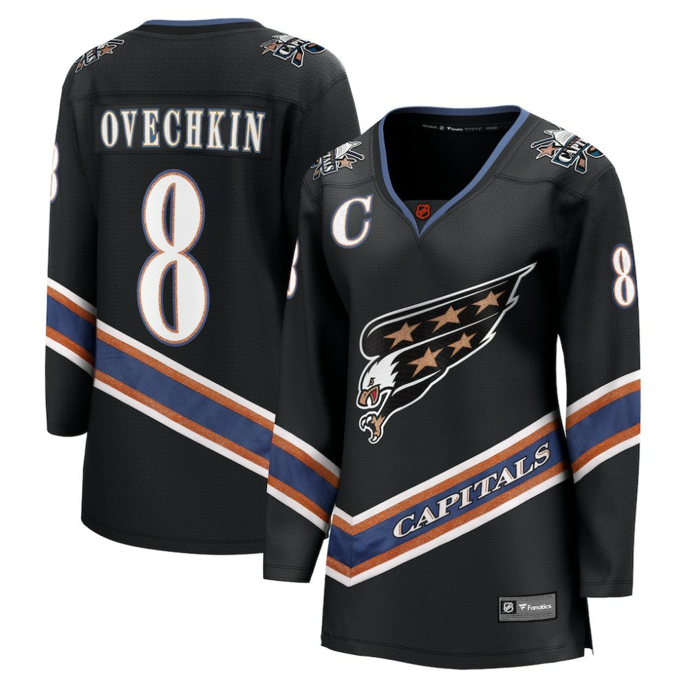 Alexander Ovechkin Washington Capitals Fanatics Women's Special Edition 2.0 Breakaway Player Jersey - Black Jerseys