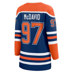 Connor McDavid Edmonton Oilers Fanatics Women's Home Breakaway Jersey - Royal Jerseys