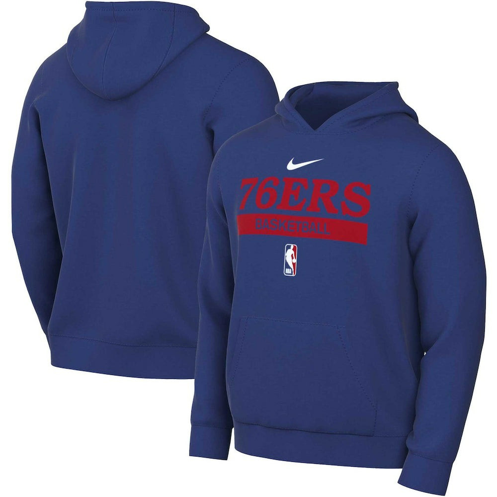 Philadelphia 76ers 2022/23 Spotlight On-Court Practice Performance Pullover Hoodie - Royal online