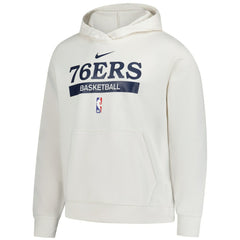 Philadelphia 76ers 2022/23 Spotlight On-Court Practice Performance Pullover Hoodie - Cream outlet