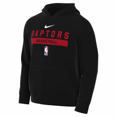 Toronto Raptors 2022/23 Spotlight On-Court Practice Performance Pullover Hoodie - Black outlet