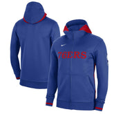 Philadelphia 76ers Authentic Showtime Performance Full-Zip Hoodie - Royal shop