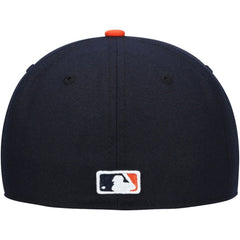 Detroit Tigers Authentic Collection On-Field Road 59FIFTY Fitted Hat Navy