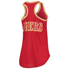 San Francisco 49ers G-III 4Her by Carl Banks Women's Tater Burnout Tank Top - Scarlet for sale