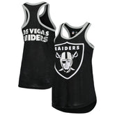 Las Vegas Raiders G-III 4Her by Carl Banks Women's Tater Burnout Tank Top - Black sale
