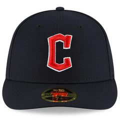 Cleveland Guardians Authentic Collection On-Field Road Low Profile 59FIFTY Fitted Hat Navy