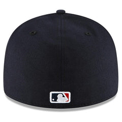 Cleveland Guardians Authentic Collection On-Field Road Low Profile 59FIFTY Fitted Hat Navy