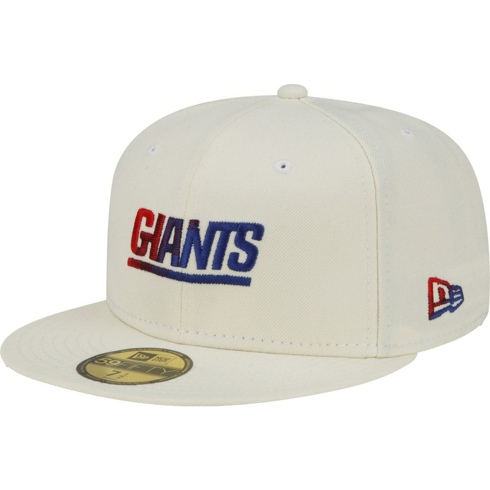 New York Giants New Era Chrome Color Dim 59FIFTY Fitted Hat - Cream online