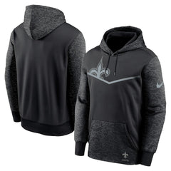 New Orleans Saints RFLCTV Chevron Pullover Hoodie - Black online