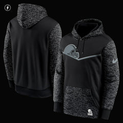 Cleveland Browns RFLCTV Chevron Pullover Hoodie - Black online