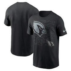 Arizona Cardinals RFLCTV T-Shirt - Black on sale