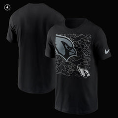 Arizona Cardinals RFLCTV T-Shirt - Black on sale