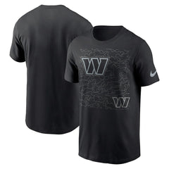 Washington Commanders RFLCTV T-Shirt - Black for sale