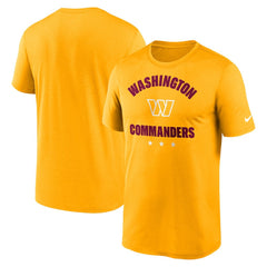 Washington Commanders Arch Legend T-Shirt - Gold discount
