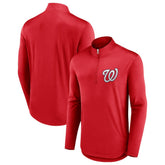 Washington Nationals Tough Minded Lightweight Quarter-Zip Pullover Red