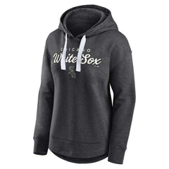 Chicago White Sox Women's Set to Fly Pullover Hoodie Heather Charcoal