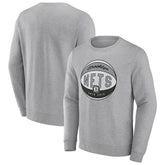 Brooklyn Nets True Classics Vint Pullover Sweatshirt - Heathered Gray online