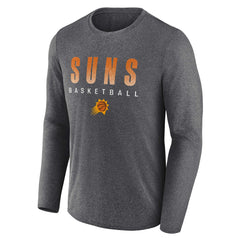 Phoenix Suns Where Legends Play Iconic Practice Long Sleeve T-Shirt - Heathered Charcoal on sale