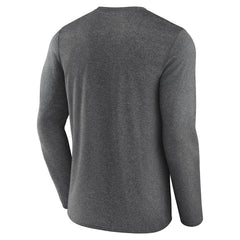 Utah Jazz Where Legends Play Iconic Practice Long Sleeve T-Shirt - Heather Charcoal shop