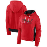 Chicago Bulls Women's Iconic Halftime Colorblock Pullover Hoodie - Red online