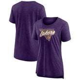 Los Angeles Lakers Women's True Classics Tri-Blend T-Shirt - Heathered Purple online