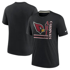 Arizona Cardinals Wordmark Logo Tri-Blend T-Shirt - Black online